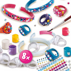 Set creativ - Inele si bratari cu diamante - Img 2