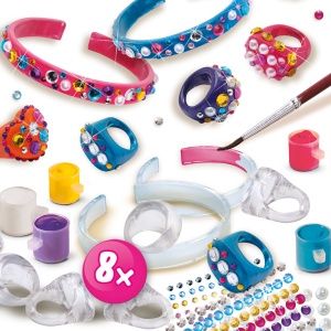 Set creativ - Inele si bratari cu diamante - Img 7