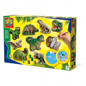 Set creativ mulaj si pictura - Lumea dinozaurilor - Img 1