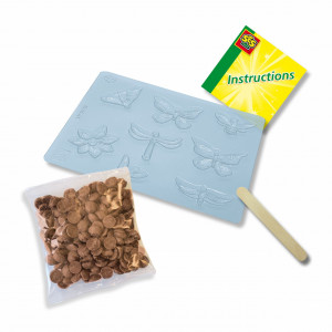Set pentru copii de facut ciocolata cu forme de fluturi - Img 2