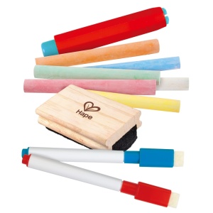 Sevalet plat pliabil, cu tabla neagra si tabla alba si accesorii (6 piese) - Img 6
