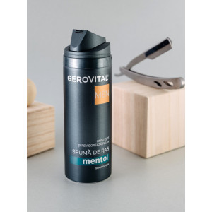 Spumă de ras Mentol Gerovital Men 200 ml - Img 2