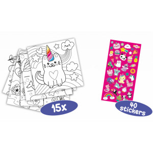 Carte de colorat Unicorn - Img 3