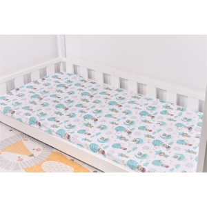Cearsaf bumbac 100%, model ursuleti in balon, dimensiune 90x200 cm