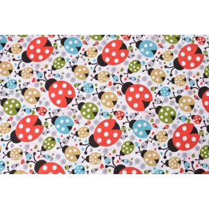 Cearsaf patut 120x60 cm bumbac 100% model buburuze - Img 3