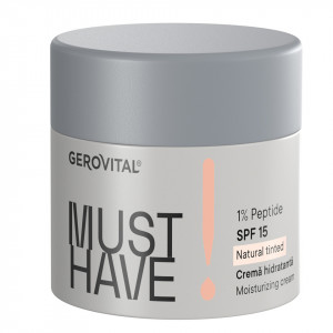 Cremă Hidratantă 1% Peptide SPF 15 50 ml - Img 1