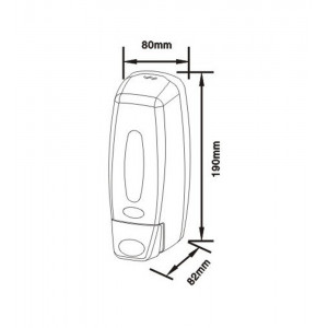 Dozator sapun lichid, plastic, 360 ml - Img 2