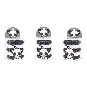 Elastic spiralat pentru par - Glam & GO, culori asortate (20 buc/display) - Img 6