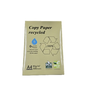 Hârtie copiator A4 reciclată 80 g/mp, 500 coli, 100% reciclată