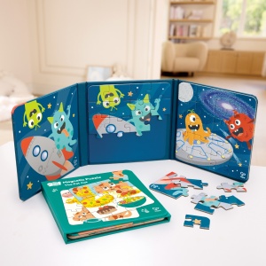 Jucarie – Carte puzzle magnetica - Img 2