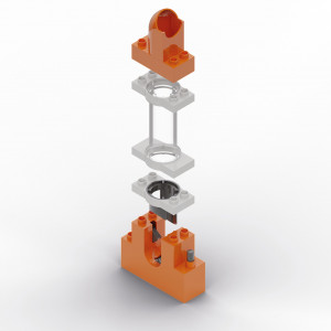 Jucarie copii Marble Run Hubelino - extensie lift pentru bile (24 piese) - Img 4