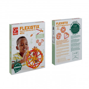 Jucarie din bambus Flexistix - Kit creativ (66 piese) - Img 3