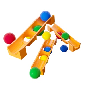 Jucarie Marble Run extensie capcana de bile Hubelino (15 piese) - Img 1