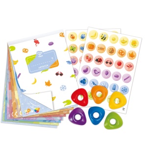 Kit desene cu creioane cerate pentru copii - 18 piese - Img 3