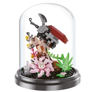 Mini Brick Garden - Flori si insecte cu carcasa transparenta, 4 modele asortate (12 buc/display) - Img 4