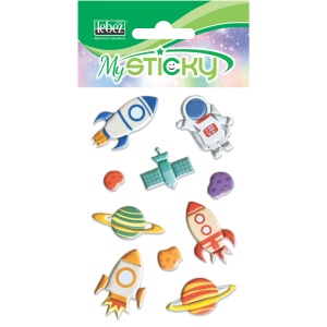 My Sticky 3D Fantasy Collection baieti, 6 modele asortate (48 pachete/display) - Img 6