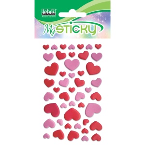 My Sticky 3D Love, 6 modele asortate (48 pachete/display) - Img 4