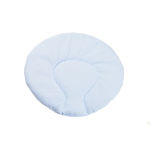 Pernuta plata rotunda, 30x30 cm, bumbac 100%, culoare bleu