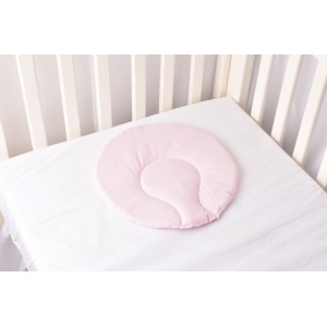 Pernuta plata rotunda, 30x30 cm, bumbac 100%, culoare roz - Img 2