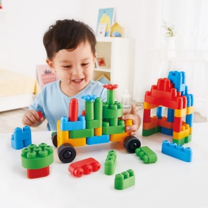 PolyM - Kit de constructor creativ pentru copii (80 piese) - Img 4