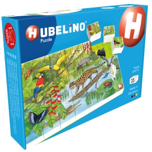 Puzzle Animale exotice Hubelino (35 piese) - Img 5