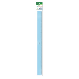 Rigla din plastic transparent – 60 cm, in punga agatatoare