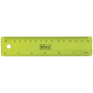 Rigla transparenta flexibila 15 cm – 24 buc/display cilindric - Img 2