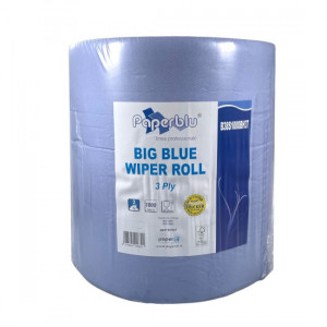 Rola hartie industriala maxi, Paperdi Big Blue, 340m, 3 straturi