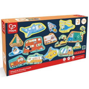 Set 15 puzzle-uri cu vehicule (18-36 luni) pentru copii - Img 4