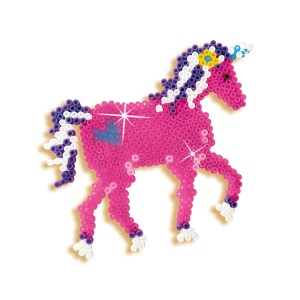 Set creativ copii Beedz - Margele de calcat cu unicorni si printese - Img 10