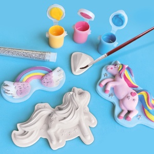 Set creativ mulaj si pictura - Unicorni - Img 12