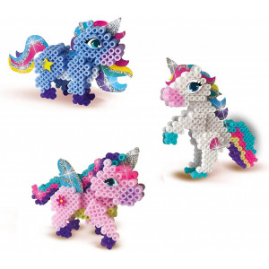 Set creativ - Tablou margele de calcat - Unicorni - Img 5