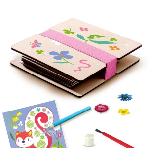 Set de lucru manual cu presa de flori pentru copii - Img 6