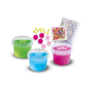 Set de mixat slime colorat cu margele si bile - Img 6