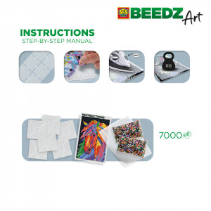 Set margele de calcat Beedz Art - Cal fantasy - Img 3