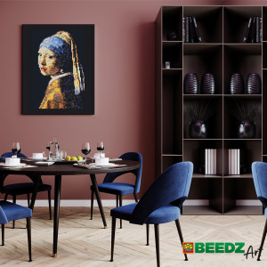 Set margele de calcat Beedz Art - Fata cu un cercel de perla - Img 4