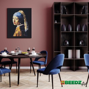 Set margele de calcat Beedz Art - Fata cu un cercel de perla - Img 7