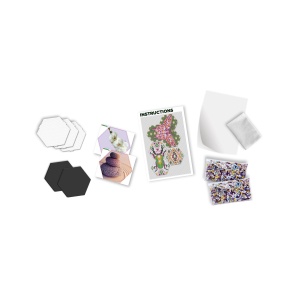 Set margele de calcat Beedz Art - Zen cu placi hexagonale - Img 5