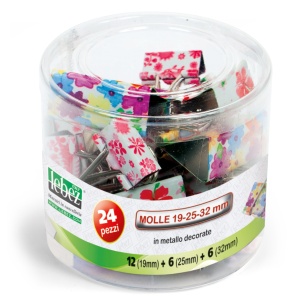 Arcuri decorate cu clips dublu (24 buc/display)