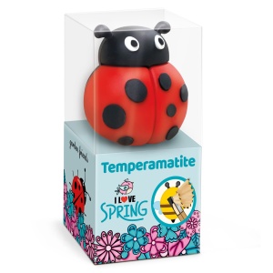 Ascutitoare de creion cu o gaura Garden Friends, plastic moale, 3 modele asortate (24 buc/display) - Img 3