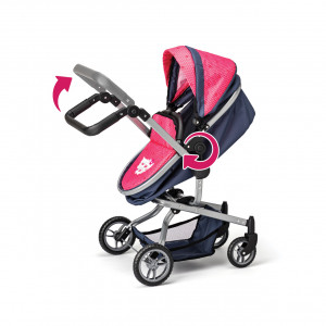 Carucior pentru papusi multifunctional - Pisici Chichi, 2 in 1 - Img 2