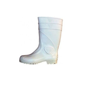 Cizme albe, PVC, 33 cm