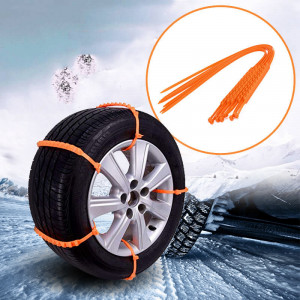 Coliere antiderapante pentru zapada, 8 bucati/set
