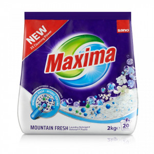 Detergent pudra Sano Maxima Mountain Fresh (20sp) 2 kg
