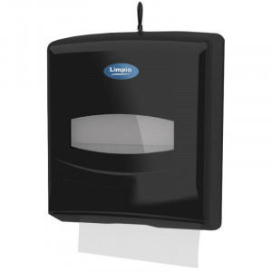 Dispenser prosoape pliate, plastic, negru