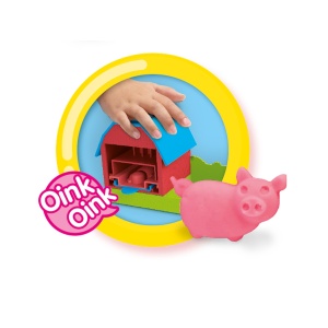 Ferma de jucarie cu sunete, forme de animale si plastilina - Img 5