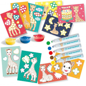 Girafa Sophie - Coloreaza si picteaza - Img 2