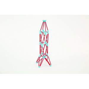 Jucarie din bambus Flexistix - Constructor creativ (133 piese) - Img 5