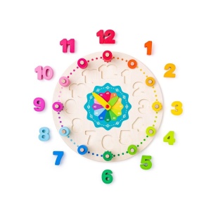 Jucarie din lemn - Ceas didactic cu matematica - Img 7