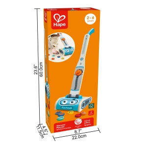 Jucarie din lemn - Set aspirator pentru copii (7 piese) - Img 6
